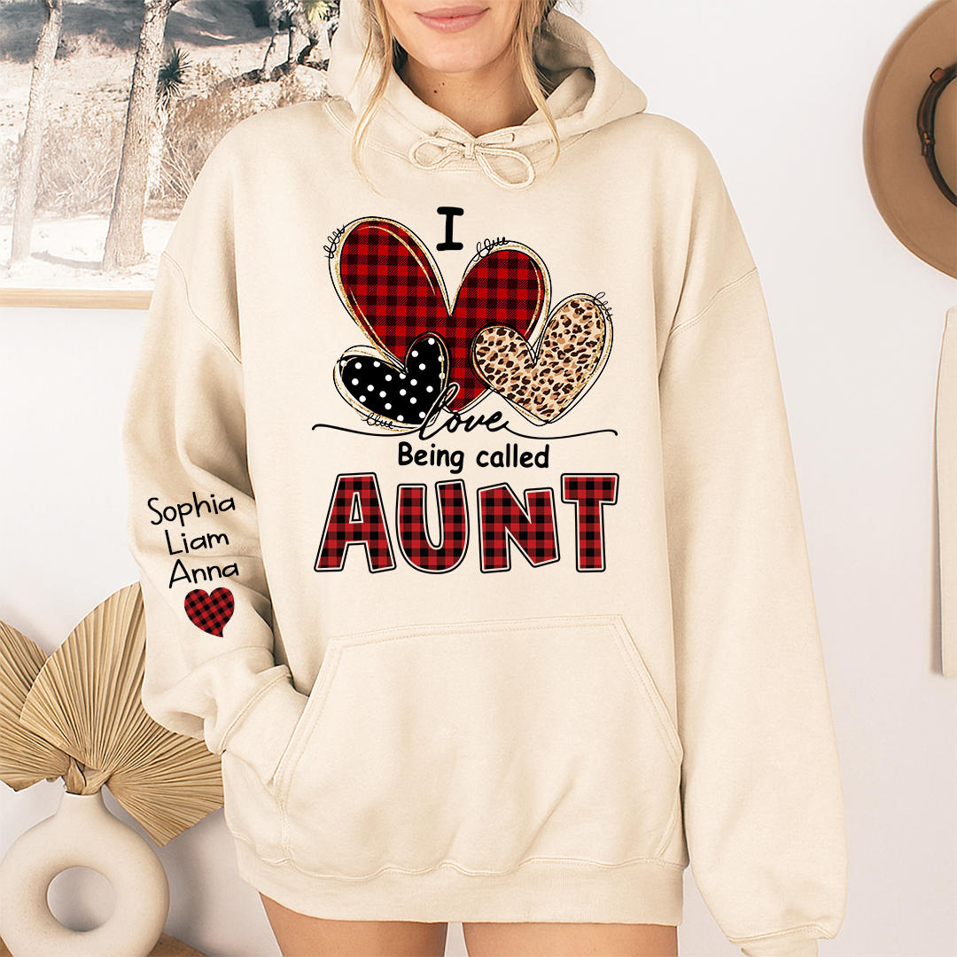 I Love Being Called Mimi Hoodie, Personalized Grandma Shirt with Kids Names