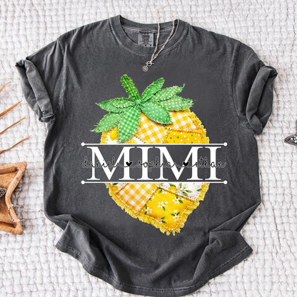 Comfort Colors® Personalized Mimi Lemon Shirt, Sweet Summer Fruit Grandma Gift