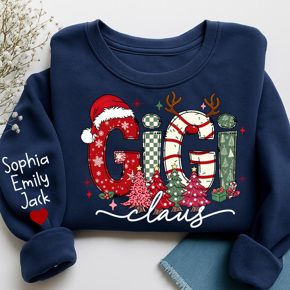 Personalized Christmas Grandma, Tree Christmas For Grandma, Gift Gigi And Kids