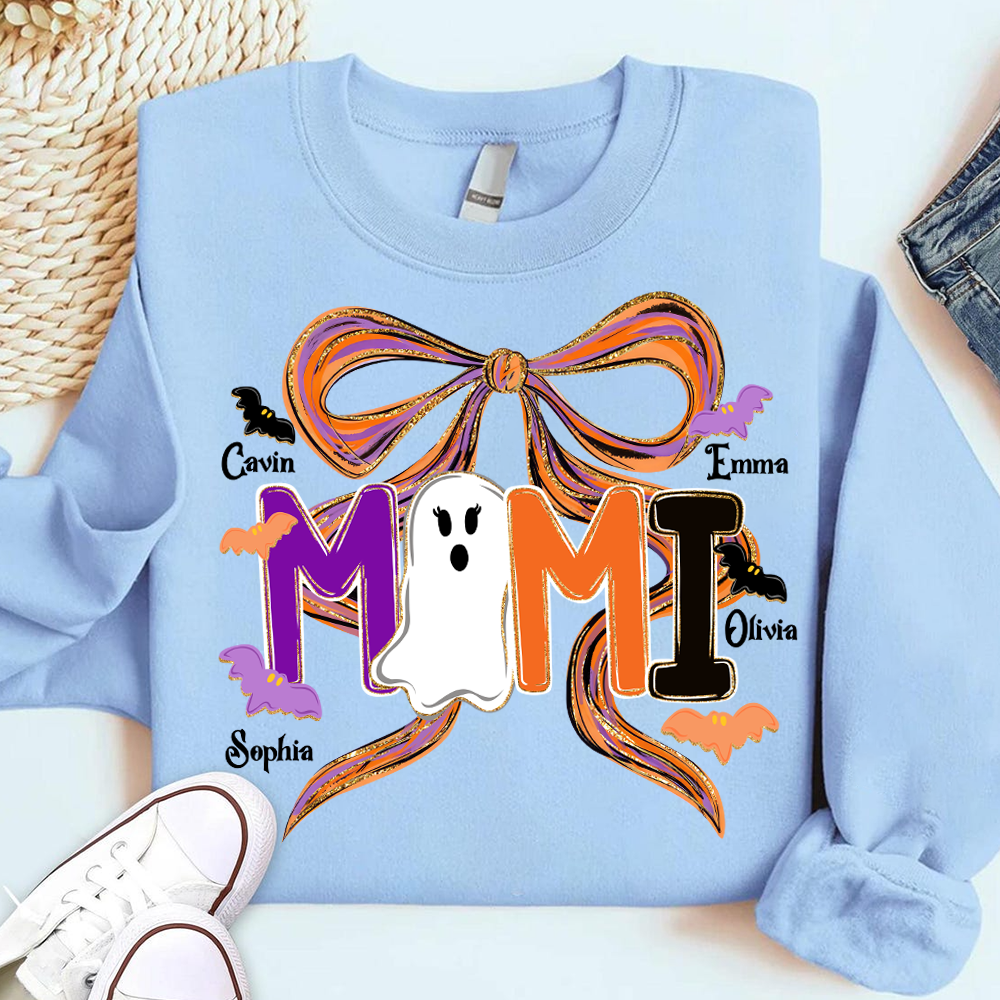 Boo Mimi, Halloween Spooky Coquette For Gift Grandma And Kids