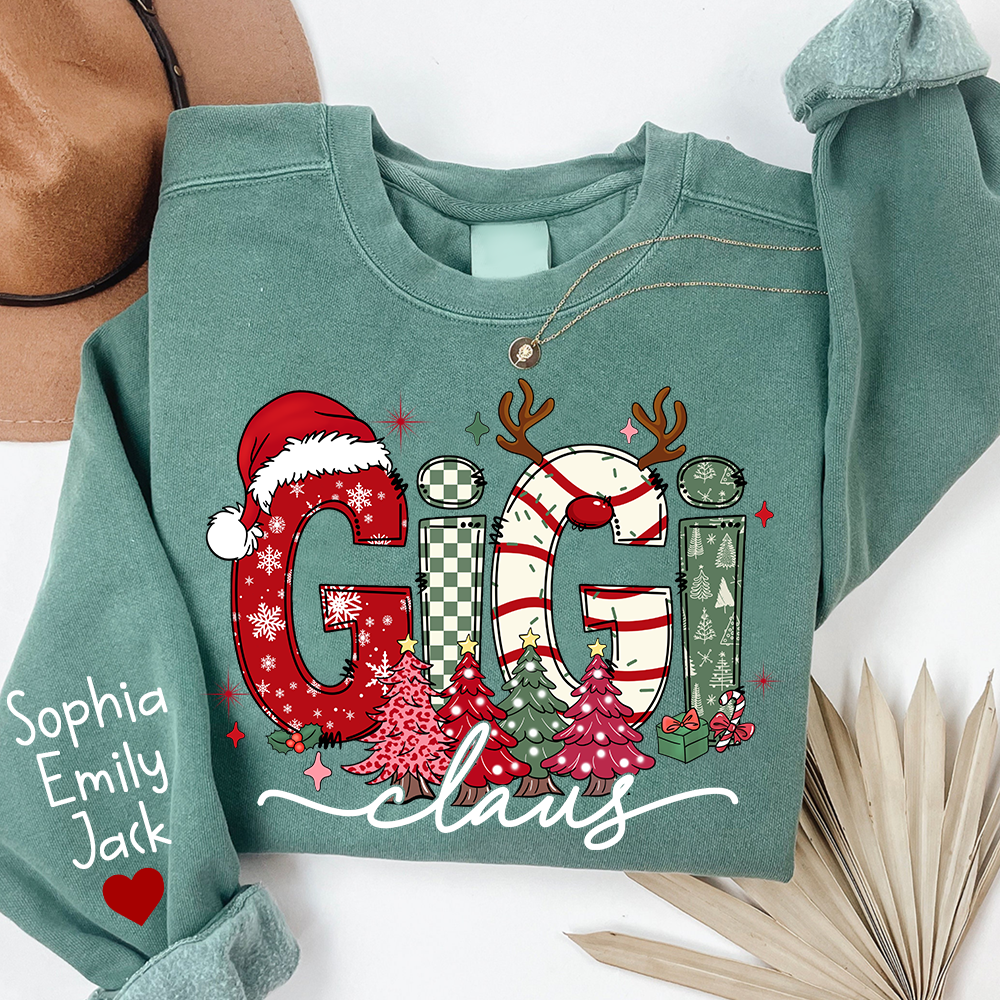 Personalized Christmas Grandma, Tree Christmas For Grandma, Gift Gigi And Kids