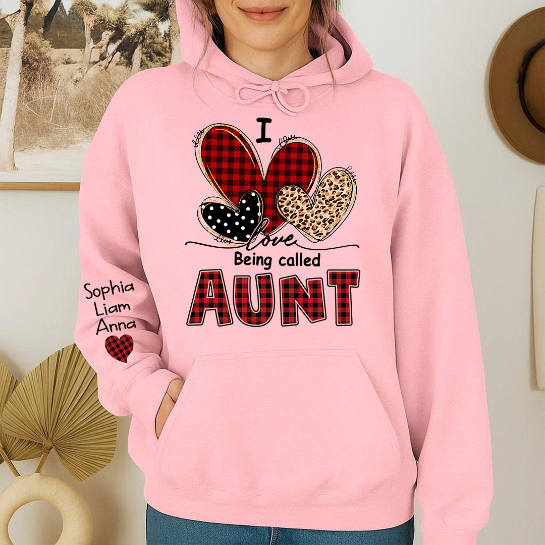 I Love Being Called Mimi Hoodie, Personalized Grandma Shirt with Kids Names