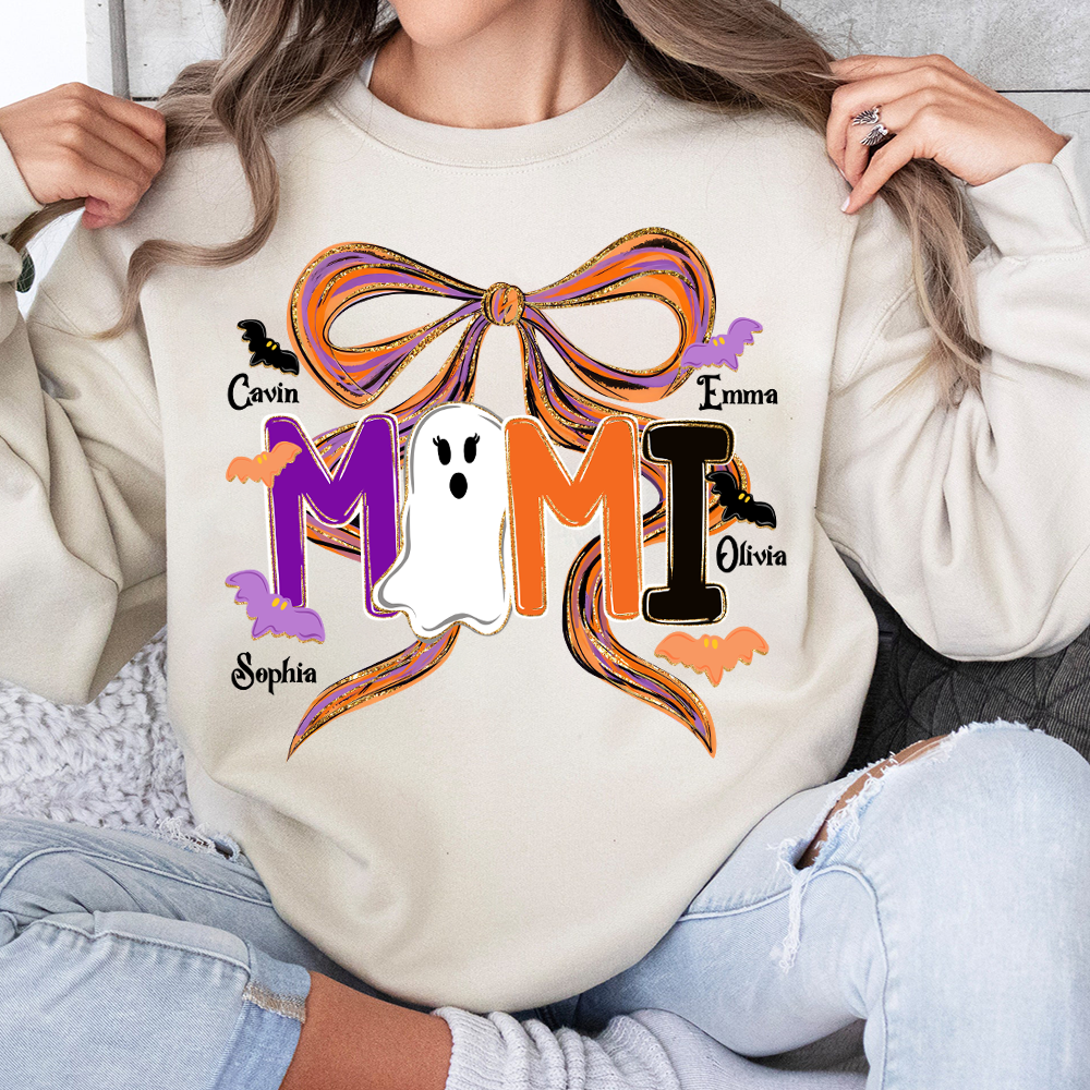 Boo Mimi, Halloween Spooky Coquette For Gift Grandma And Kids