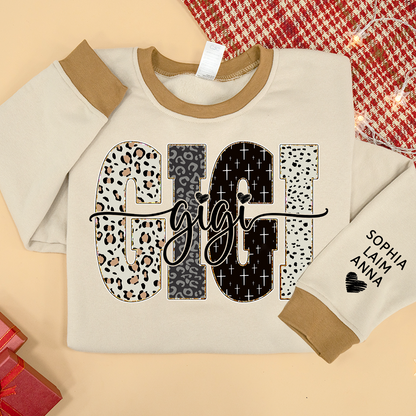 Bible Style Design, Sweatshirt MIX  Custom Gift For Gigi And Her Grandchildren