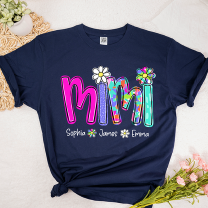 Personalized Summer Mimi Sweatshirt, Custom Nickname For Grandma And Kids