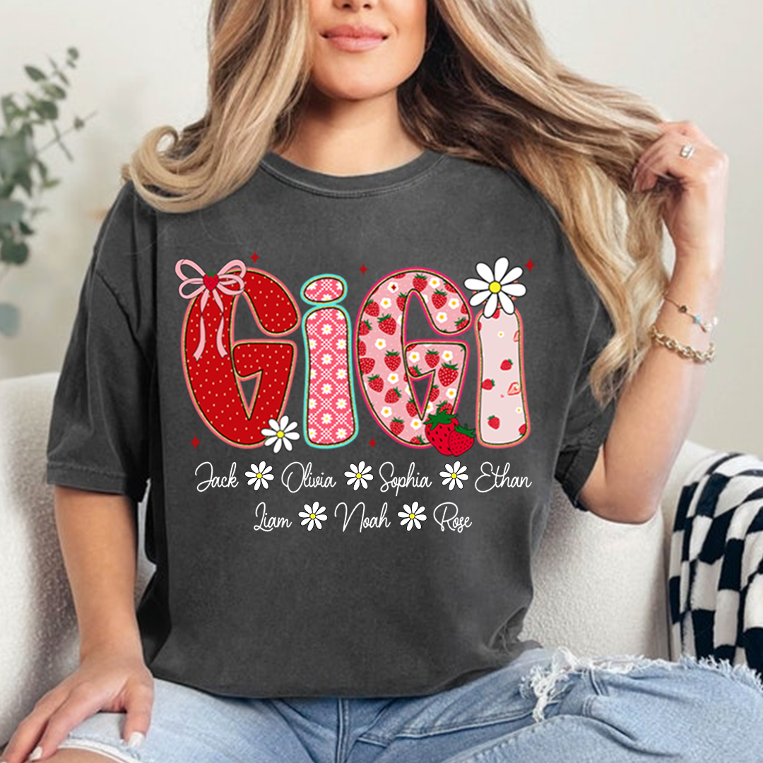 Personalized Sweet Summer, Custom Gigi And Kids For Family Gifts