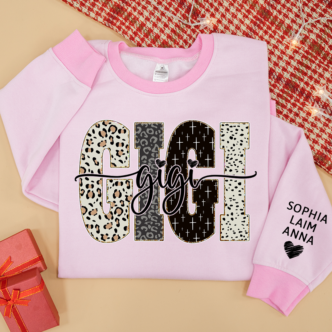 Bible Style Design, Sweatshirt MIX  Custom Gift For Gigi And Her Grandchildren