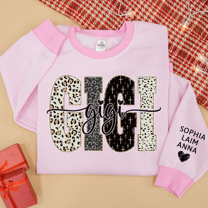 Bible Style Design, Sweatshirt MIX  Custom Gift For Gigi And Her Grandchildren