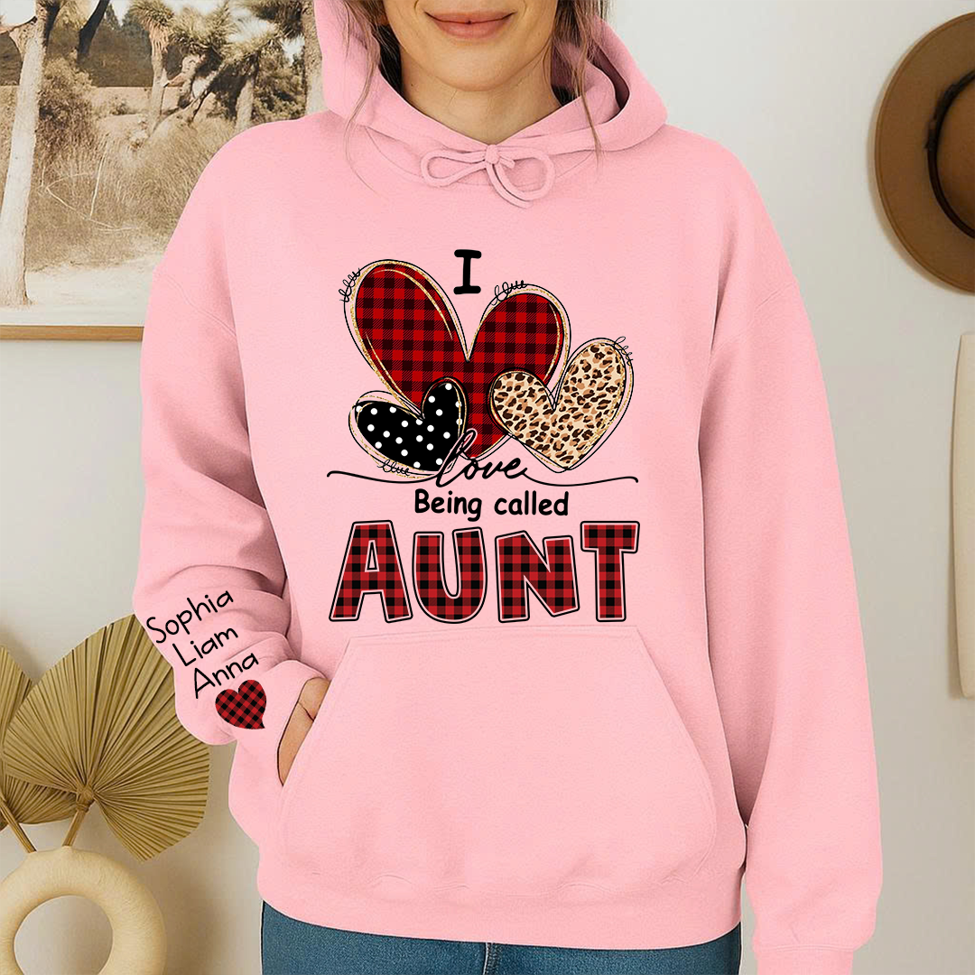 I Love Being Called Mimi Hoodie, Personalized Grandma Shirt with Kids Names
