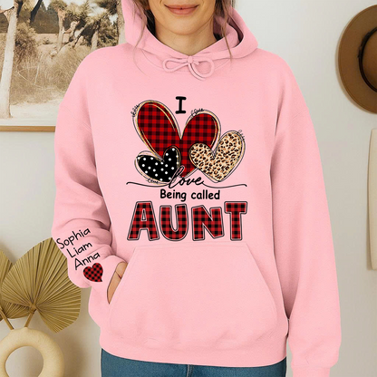 I Love Being Called Mimi Hoodie, Personalized Grandma Shirt with Kids Names