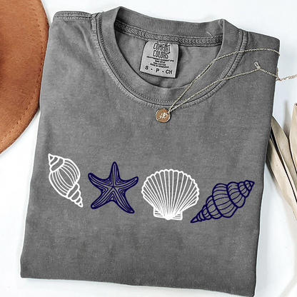 Comfort Colors® SeaShell Shirt, Beach T-Shirt, Summer Woman Shirt, Aesthetic Shirt, Ocean Lover Gift