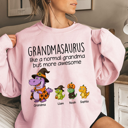 Saurus Pumkin Halloween Custom Nick Name, Gifts For Grandma And Kids