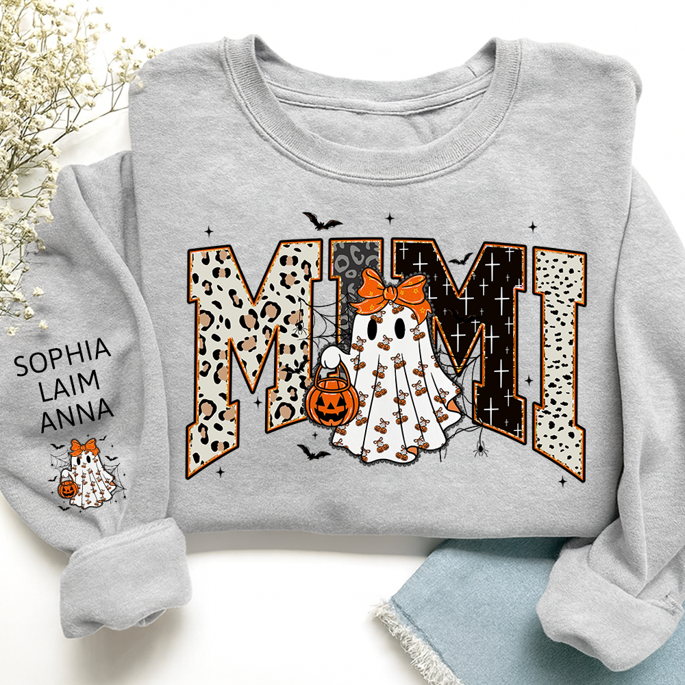 Bible Style Design, Custom Halloween Gift For Mimi And Her Grandchildren