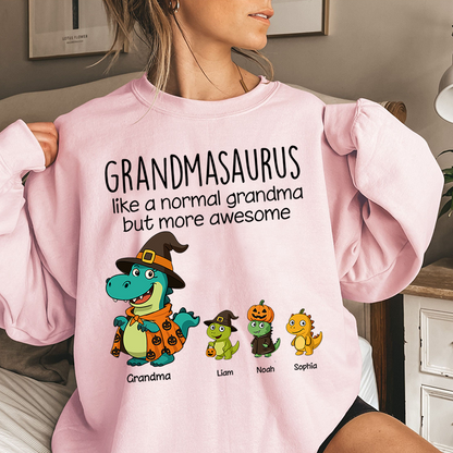 Saurus Pumkin Halloween Custom Nick Name, Gifts For Grandma And Kids