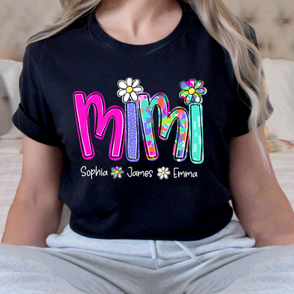 Personalized Summer Mimi Sweatshirt, Custom Nickname For Grandma And Kids