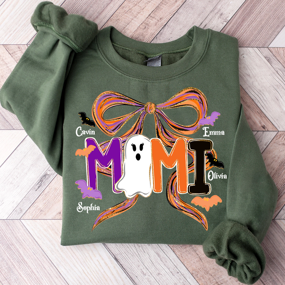 Boo Mimi, Halloween Spooky Coquette For Gift Grandma And Kids