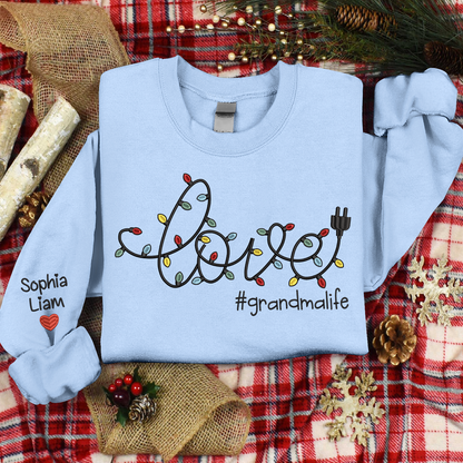Christmas Love Shirt, Christmas Gift Sweatshirt Funny, Give For Grandma And Kids