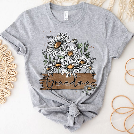 Daisy Wildflowers Grandma And Kids LTP01