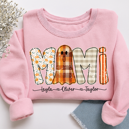 Personalized Naughty Halloween Mimi Ghost, For Gift for Grandma And Kids