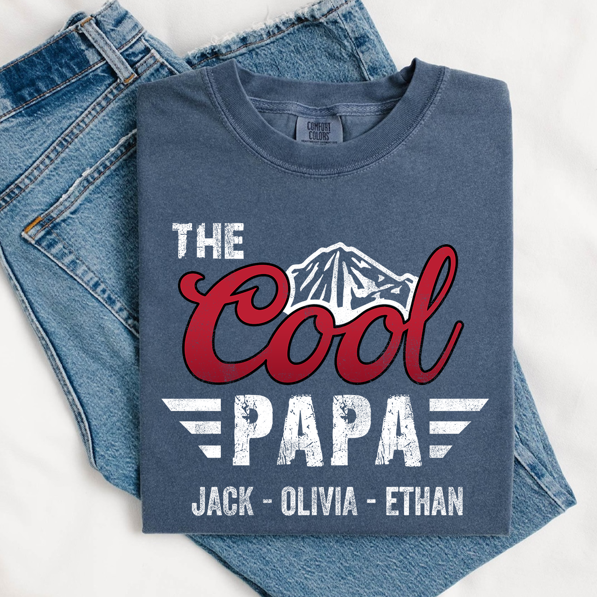 Comfort Colors® The Cool Papa T-Shirt, Fathers Day Gift for Papa Shirt