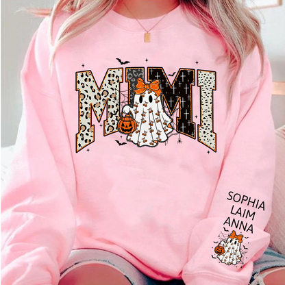 Bible Style Design, Custom Halloween Gift For Mimi And Her Grandchildren