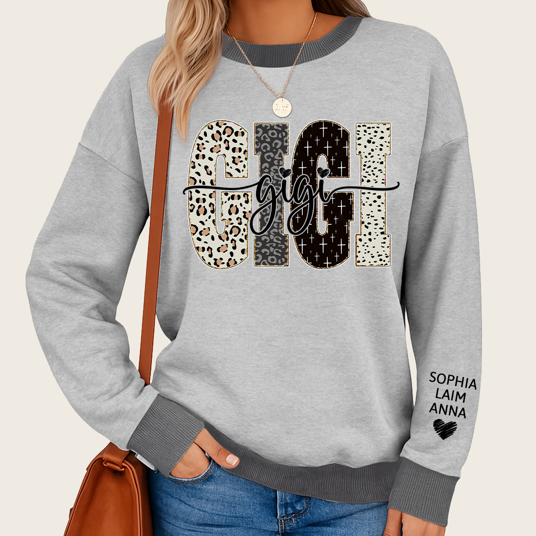 Bible Style Design, Sweatshirt MIX  Custom Gift For Gigi And Her Grandchildren