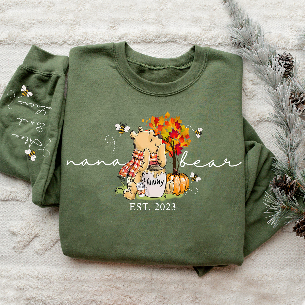 Custom Dog Portrait Embroidered Sweatshirt, Personalized Pet Face and Pet name Sweatshirt
