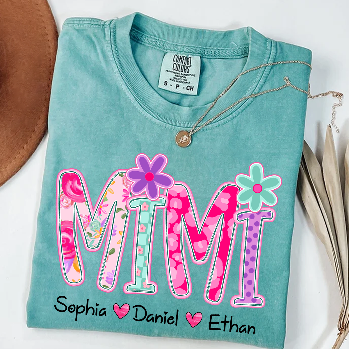 Comfort Colors® Personalized Mimi Flower Art 2026 Shirt