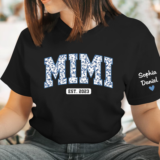 Custom Mimi Est Flower Pattern TH T-Shirt