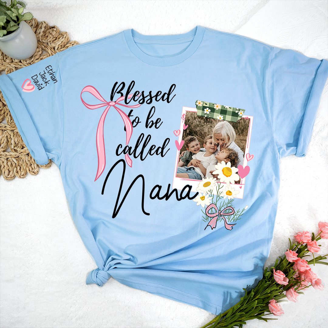 Custom Mother's Day Design Blessed To Be Called, Grandma Plant Seeds Of Love For Gift Nana And Kids