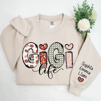 Custom Gigi Life And Grandkids Sweatshirt