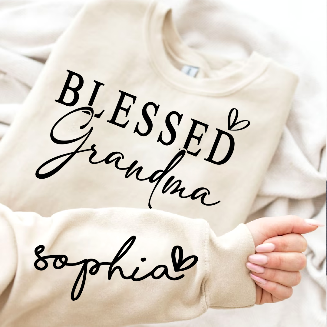 Custom Blessed Grandma And Kids LTP01