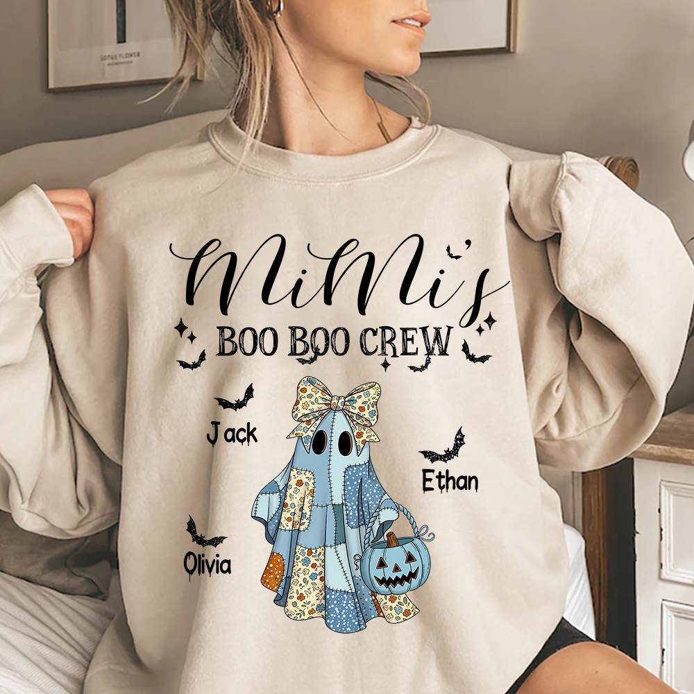 Personalized Halloween Mimi Boo Crew, Gifts for Grandma and Kids