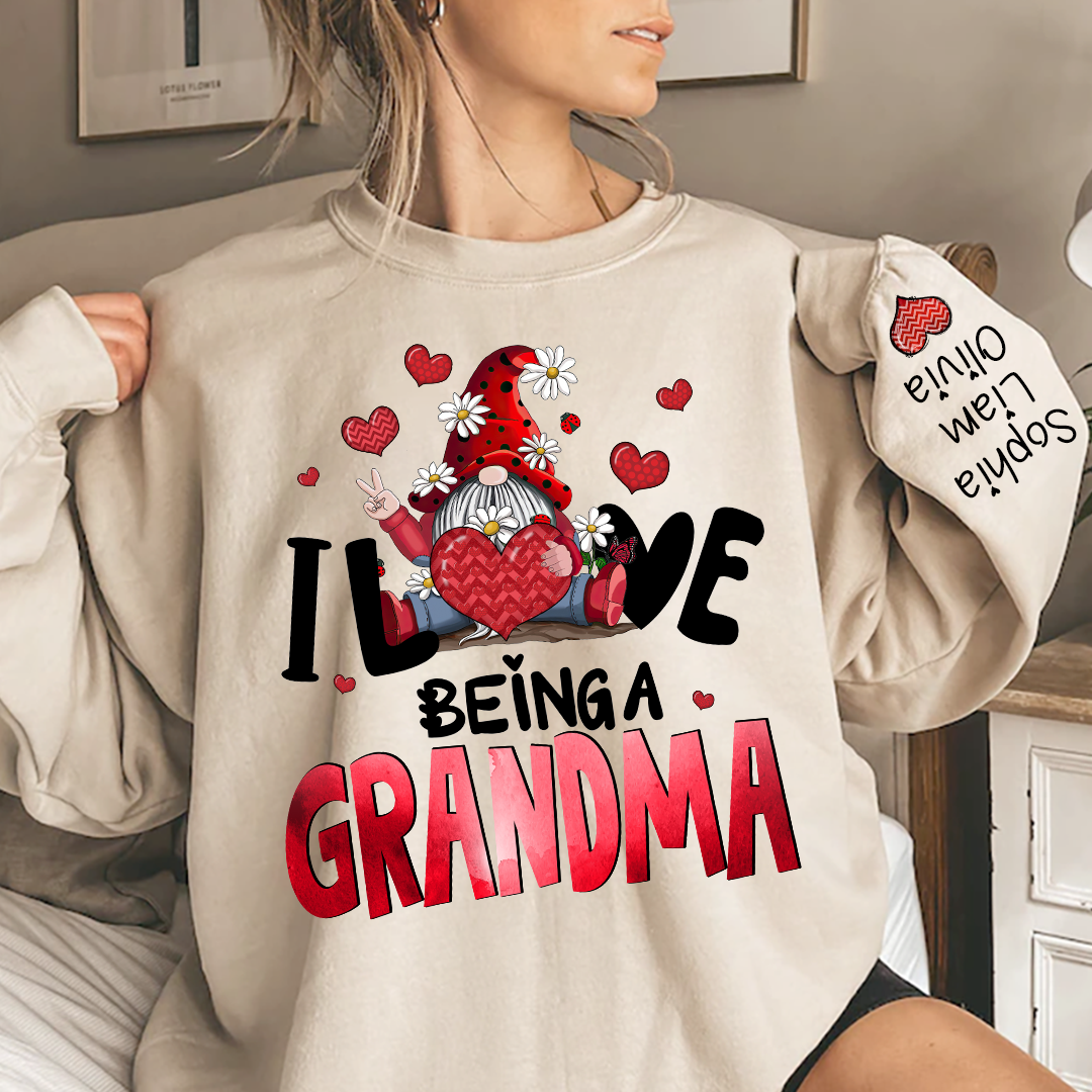 Valentine I Love Being A Grandma And Kids LTP01