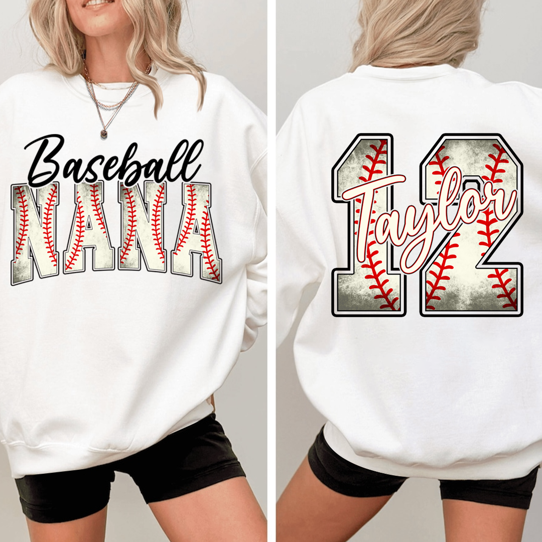 Personalized baseball Nana, Custom Baseball For Give Grandma And Kids