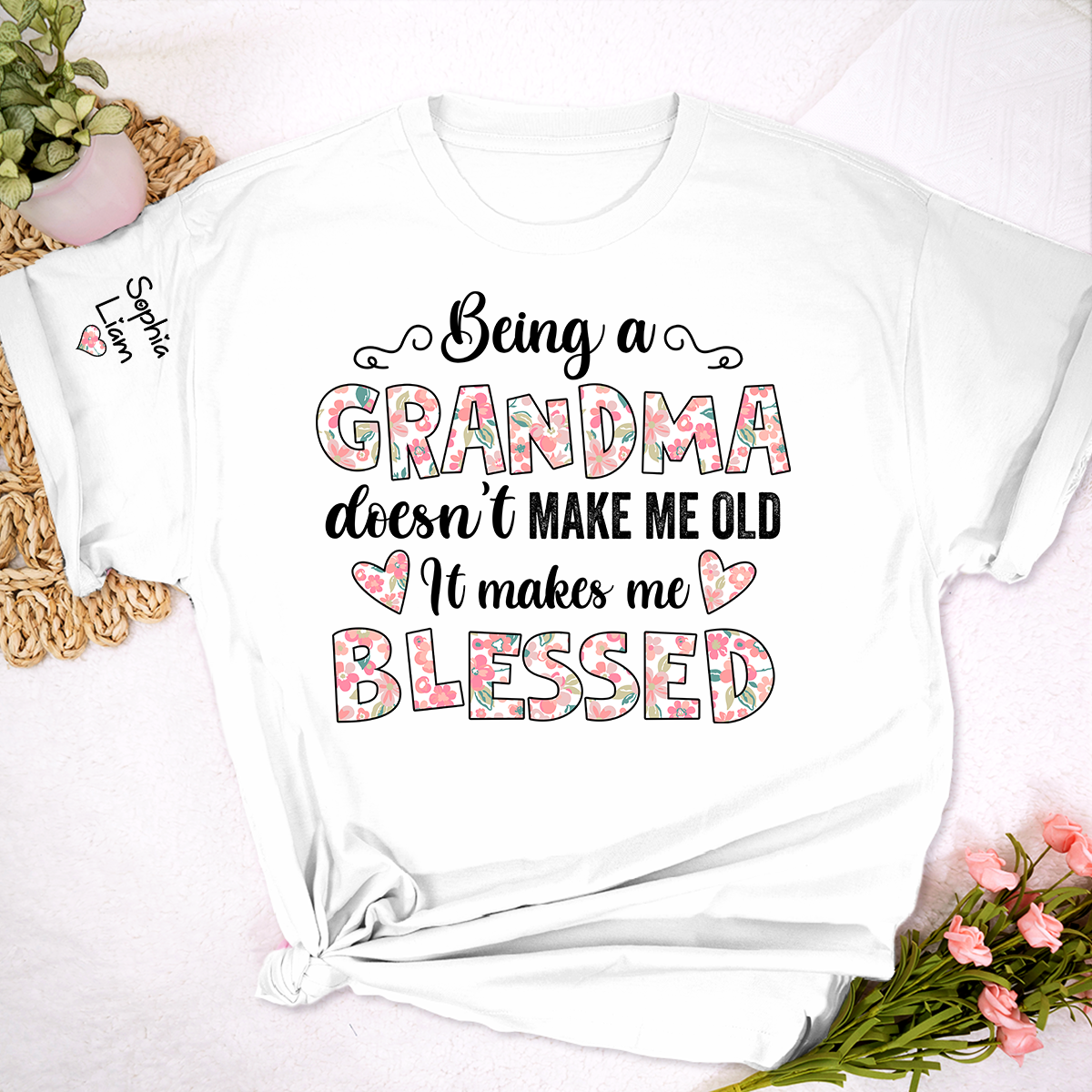 Being a Grandma Doesn't Make Me Old, It Makes Me Blessed T Shirt, Perfect Gift for Grandmothers
