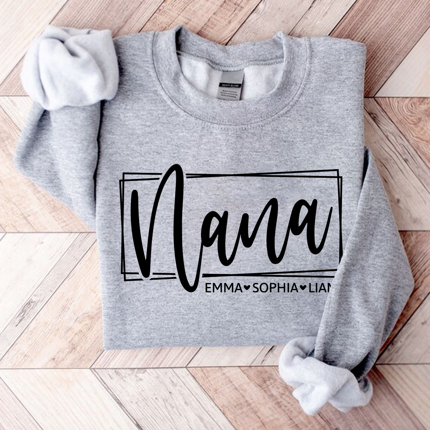 Custom Nana And Grandkids Sweatshirt