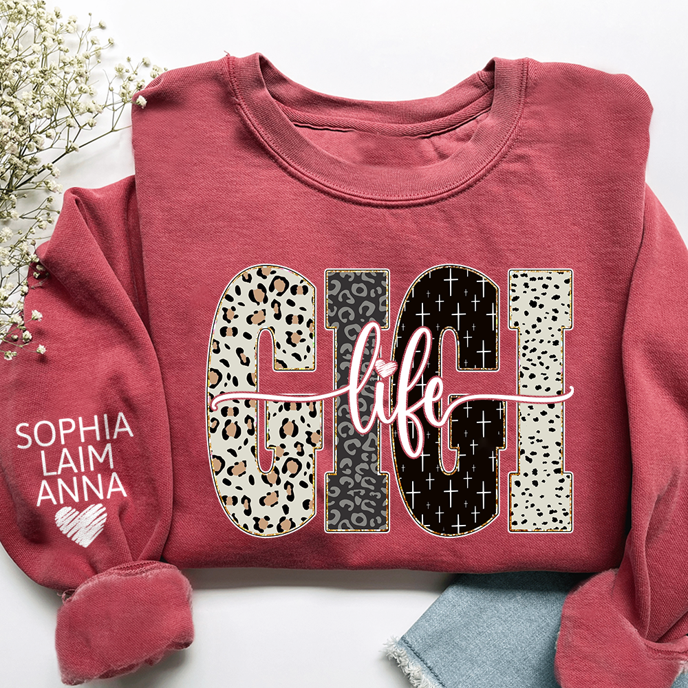 Custom Gigi Life Leopard Bible Style Design, Custom Gift For Gigi And Her Grandchildren