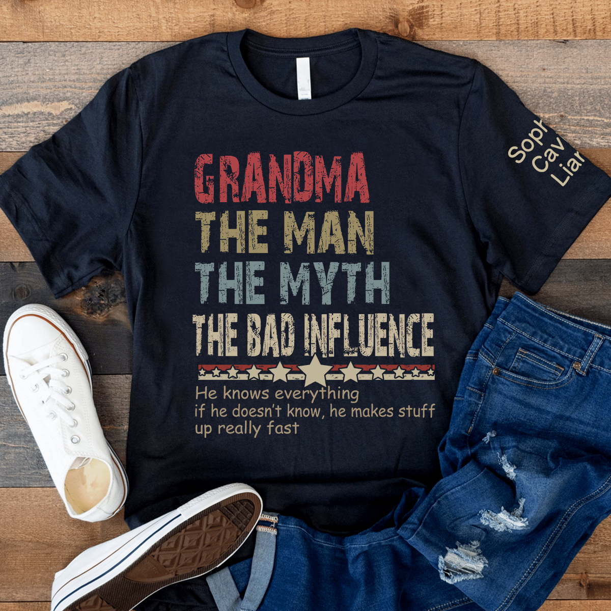 Custom Grandma Legend Influence T-Shirt