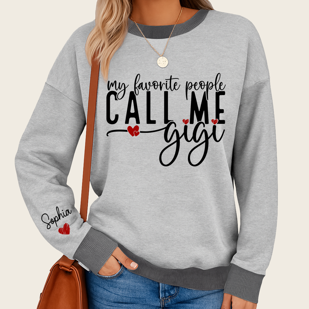 My Favorite People Call Me Gigi And Kids Custom Sweatshirt MIX 2025