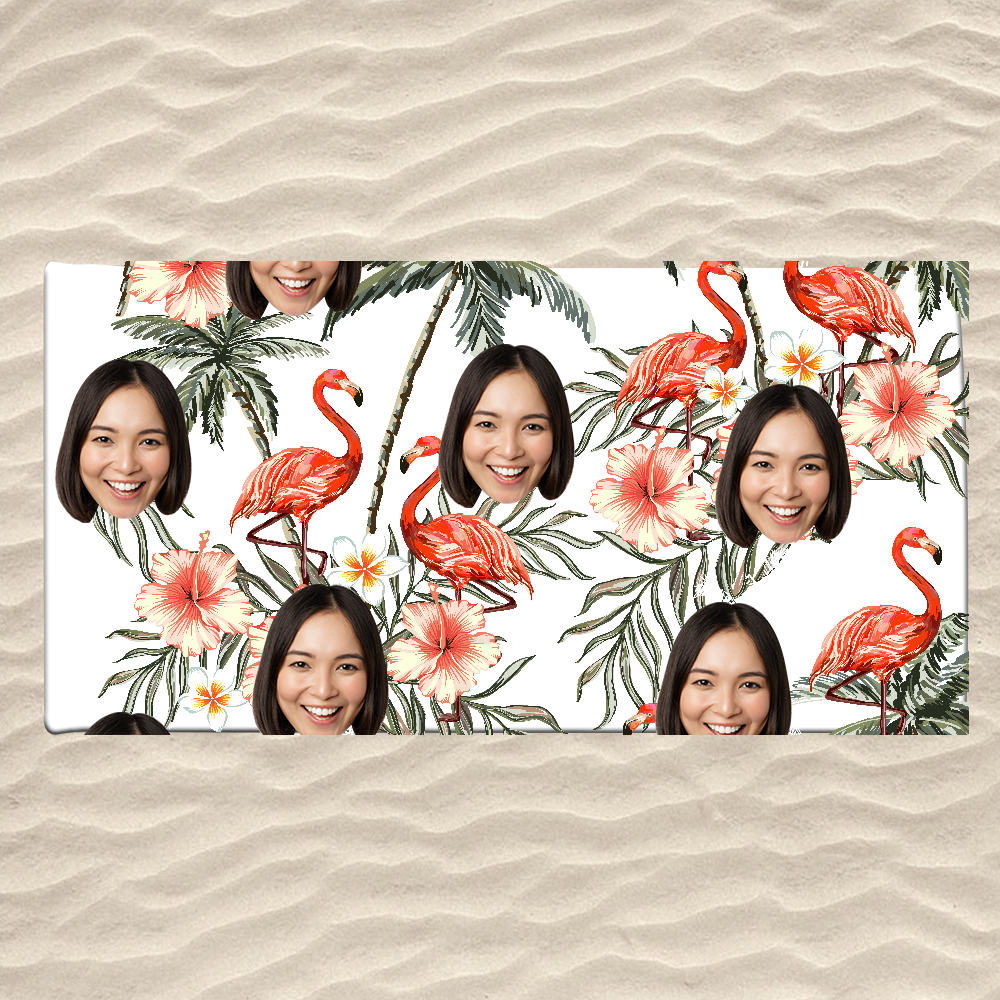 Personalized Summer Beach Towels, Custom Photo Gifts, Summer Beach Towels For Girls