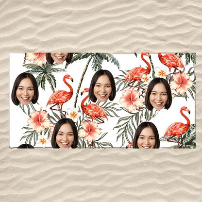 Personalized Summer Beach Towels, Custom Photo Gifts, Summer Beach Towels For Girls