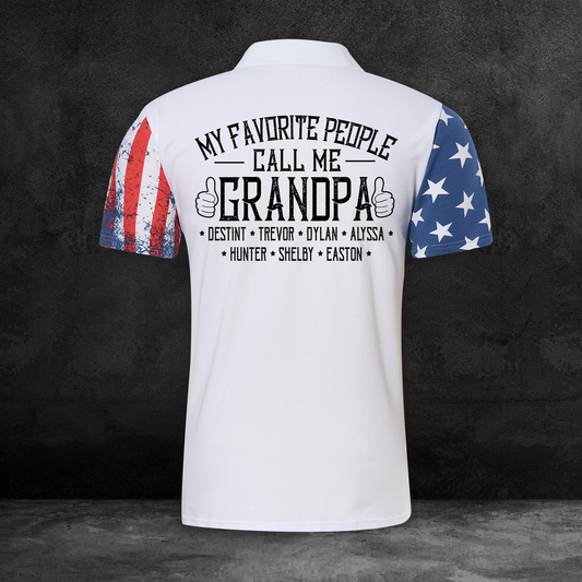 My Favorite People Call Me Grandpa And Kids, Father's Day Gift For Dad