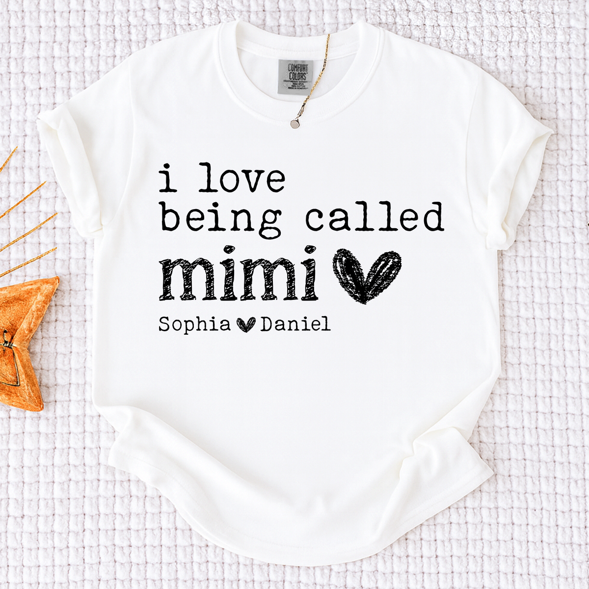 Comfort Colors Personalized Mimi Shirt, I Love Being Called Mimi  T Shirt with Kids Names, Custom Grandma Gift, Ideal for Mother's Day, Birthday