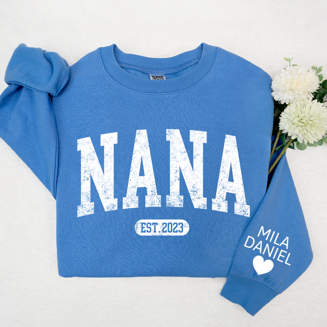 Personalize Nana, Mimi, Grandma And Kids CTH01 Sweatshirt