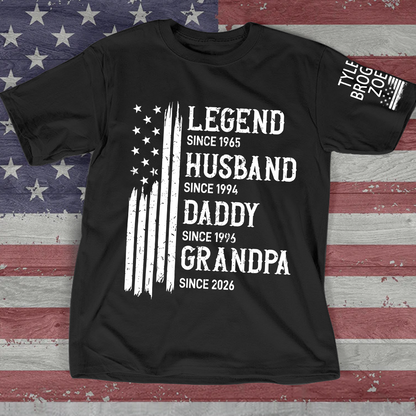 Personalized Legend Husband Dad Grandpa Custom with Custom Grankids Names