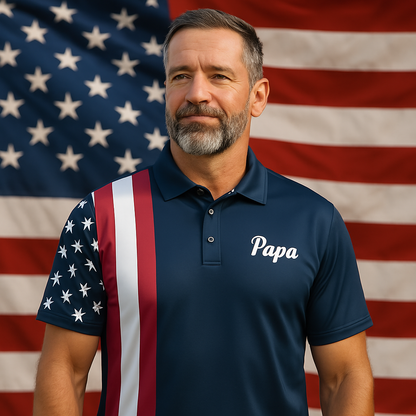 My Favorite People Call Me Papa Polo Shirt, Father's Day Gift For Grandpa