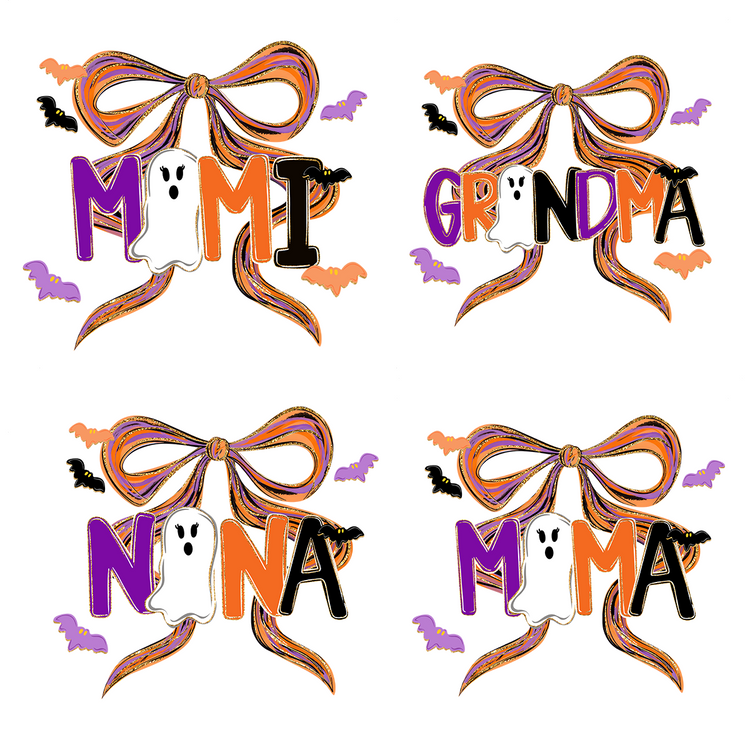Boo Mimi, Halloween Spooky Coquette For Gift Grandma And Kids