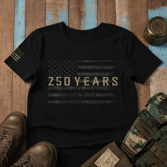 250 YEARS, USA 250th Anniversary, Patriotic America 4th of July 2026 T-Shirt