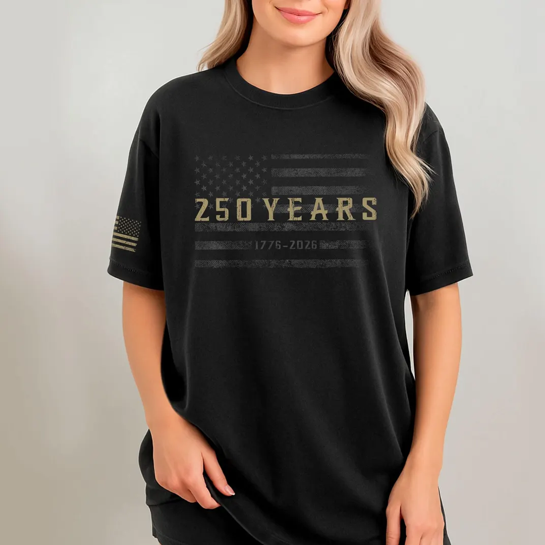 250 YEARS, USA 250th Anniversary, Patriotic America 4th of July 2026 T-Shirt